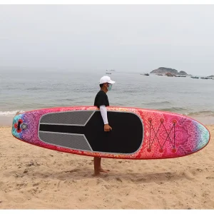 Factory PVC Stand Up Paddle Board Inflatable SUP Race Board With Pump Model ISUP