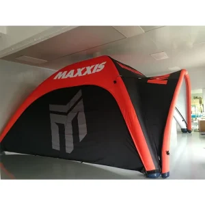 Carpa de aire personalizada ODM negra portátil de 3x3 para eventos al aire libre, camping, gazebo, marquesina alta ligera