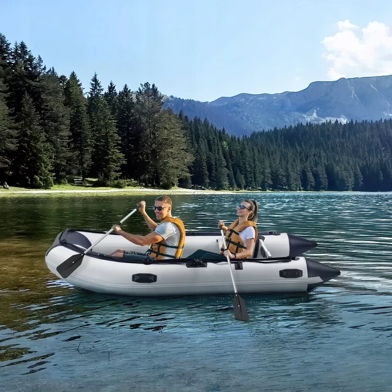 Bateau pneumatique de sport en PVC portable d'usine, durable et certifié CE pour la pêche, le drift, le surf et la plongée
