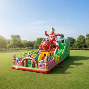 Factory Price Big Bounce House Commercial Animated Movie Theme PVC Inflatable Bounce Castle Slide Combo Jumping House