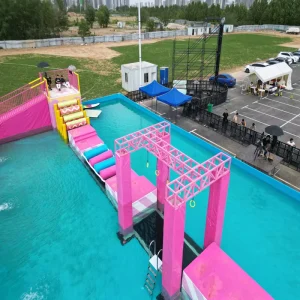 Prezzo di Fabbrica per Parco Acquatico Gonfiabile Commerciale con Grandi Ostacoli per Bambini e Adulti