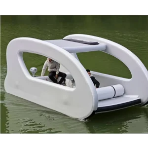 Fabrieksprijs Entertainment Opblaasbare Yacht Huisboot Buiten Aangepaste Opblaasbare Vrijetijdsboot voor Zee Meer Vakantie