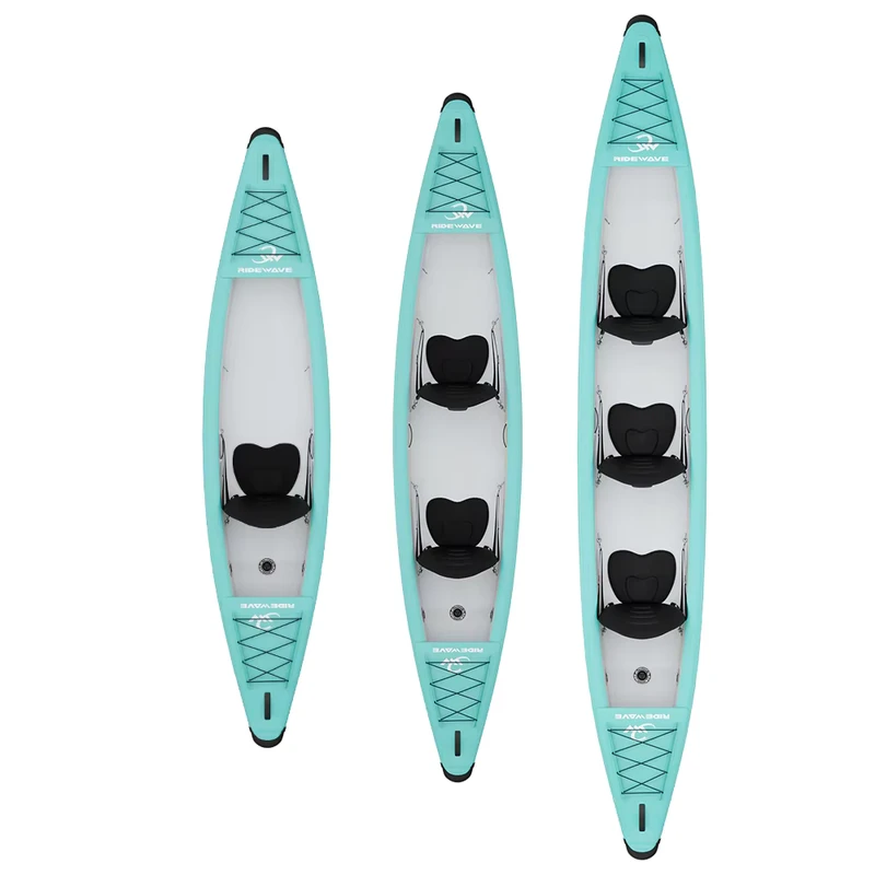 Factory Price Full Drop Stitch PVC Customized for Fishing and Rental 1 2 3 Person Inflatable Boat Inflatable Kayak
