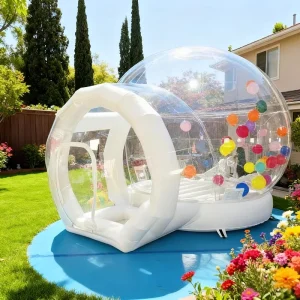 Factory Price Inflatable Bubble Tent Crystal Igloo Dome Blower for Kids Party Events Custom Logo PVC Material Portable