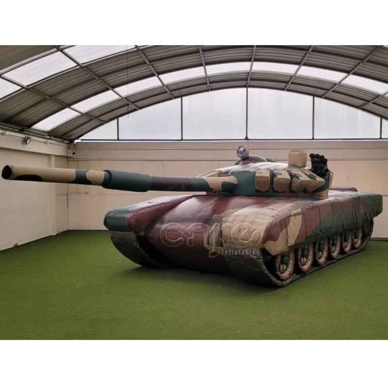 Harga Pabrik Model Tank Inflatable Kustom untuk Display Luar Ruangan