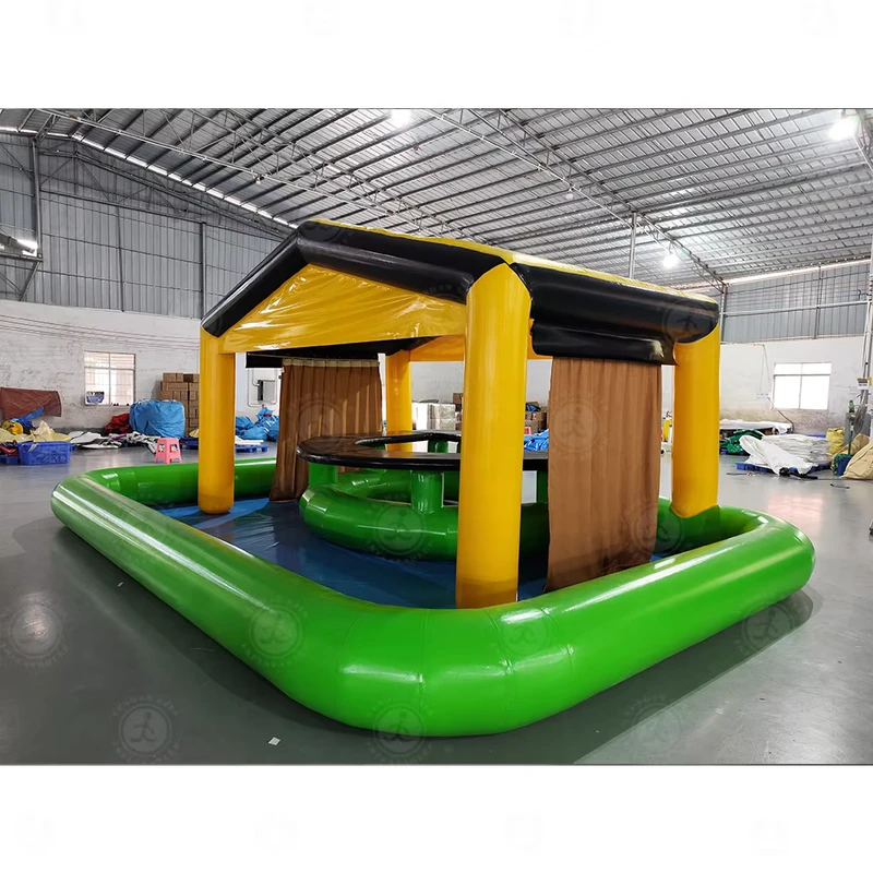Harga Pabrik Bar Kolam Inflatable Terapung, Bar Air Luar Ruangan untuk Halaman Belakang