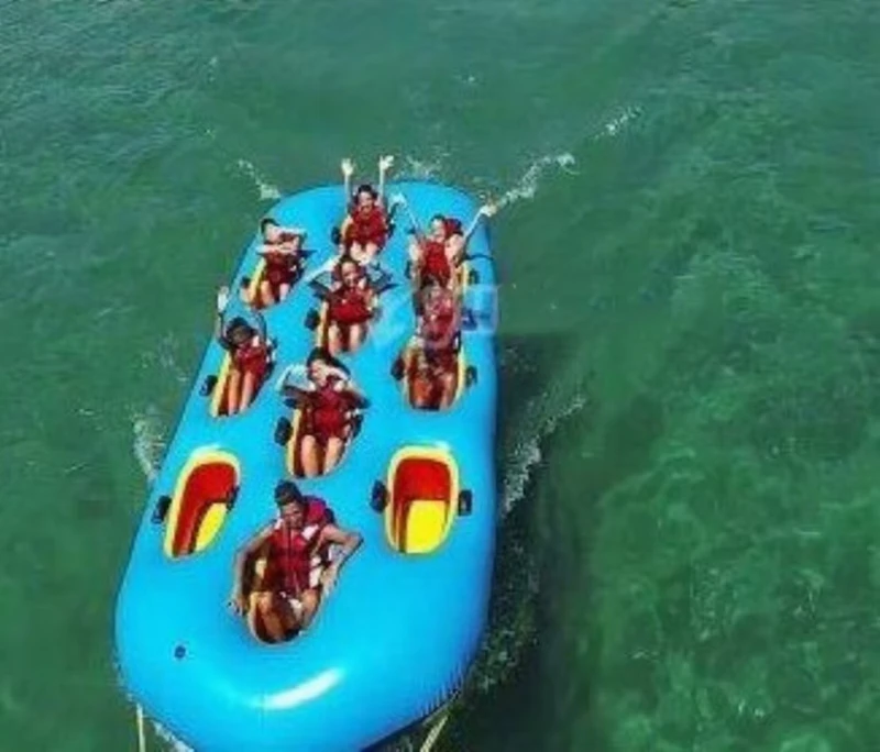 Заводская цена надувной морской банан-лодка, надувной слайдер Роско для буксировки на море, надувной банан для плавания