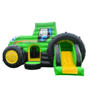 Factory Price Inflatable Tractor Bouncy Castle Slide Inflatable Kids Fun Bouncer House