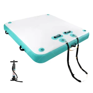 Fabrieksprijs Opblaasbaar Water Drijvend Eiland Dock Vissersponton Boot Watermat Float Platform Yogamat Water Speelgoed