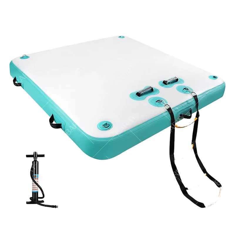 Preço de Fábrica para Ilha Flutuante Inflável, Ponto de Ancoragem para Pesca, Plataforma Flutuante para Yoga e Equipamento de Brincadeira na Água