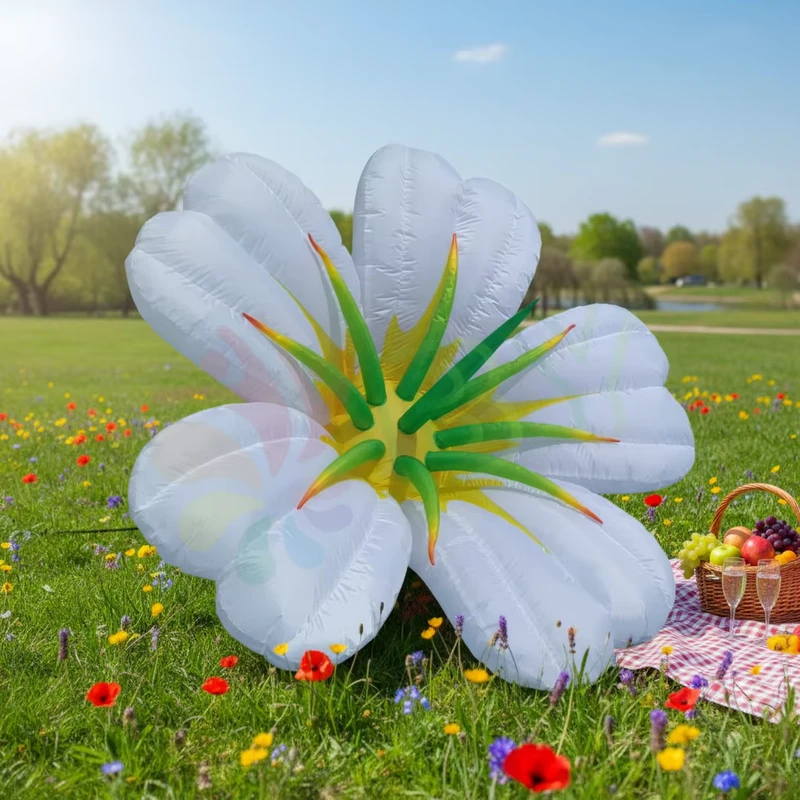 Balão Inflável de Flor LED a Preço de Fábrica para Casamento Decoração de Casamento