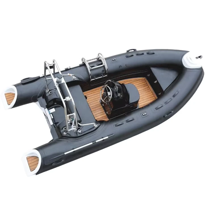 Yate de lujo RIB de precio de fábrica, 430 cm, casco rígido, dinghy inflable con certificado CE