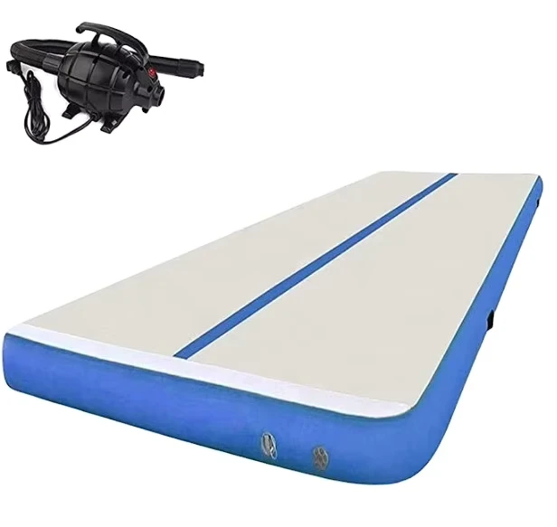 Factory Price OEM DWF Portable Inflatable Air Tumble Track Gym Mat Yoga Mat for Kids Jump Roll Exercise