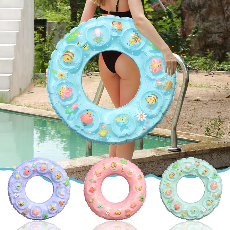 Factory Price PVC Inflatable Swimming Tubes and Rings for Children for Beach Pool Outdoor Use