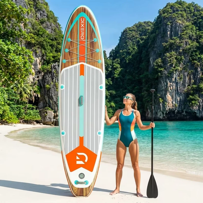 Harga Pabrik Papan Dayung SUP Laut 360LBS, Papan Inflatable Drop Stitch Semua Round untuk Berselancar