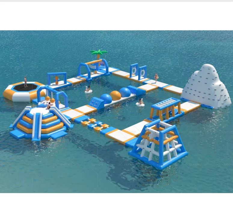 Prix d'usine, équipement de parc aquatique gonflable, obstacle flottant
