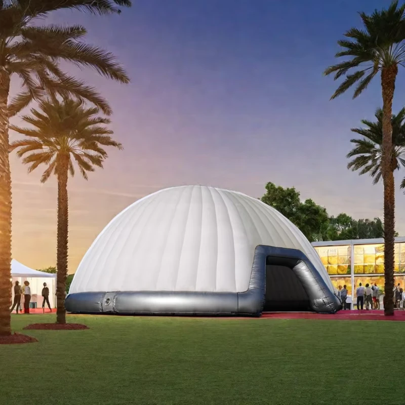 Prezzi di Fabbrica Alta Qualità Tenda Gonfiabile Portatile Bianca Rotonda in PVC per Pubblicità