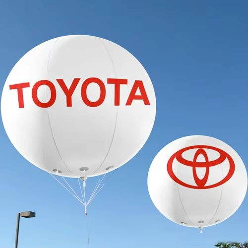 Vendita in fabbrica, pallone gonfiabile pubblicitario gigante in PVC da 0,18 mm con logo personalizzato