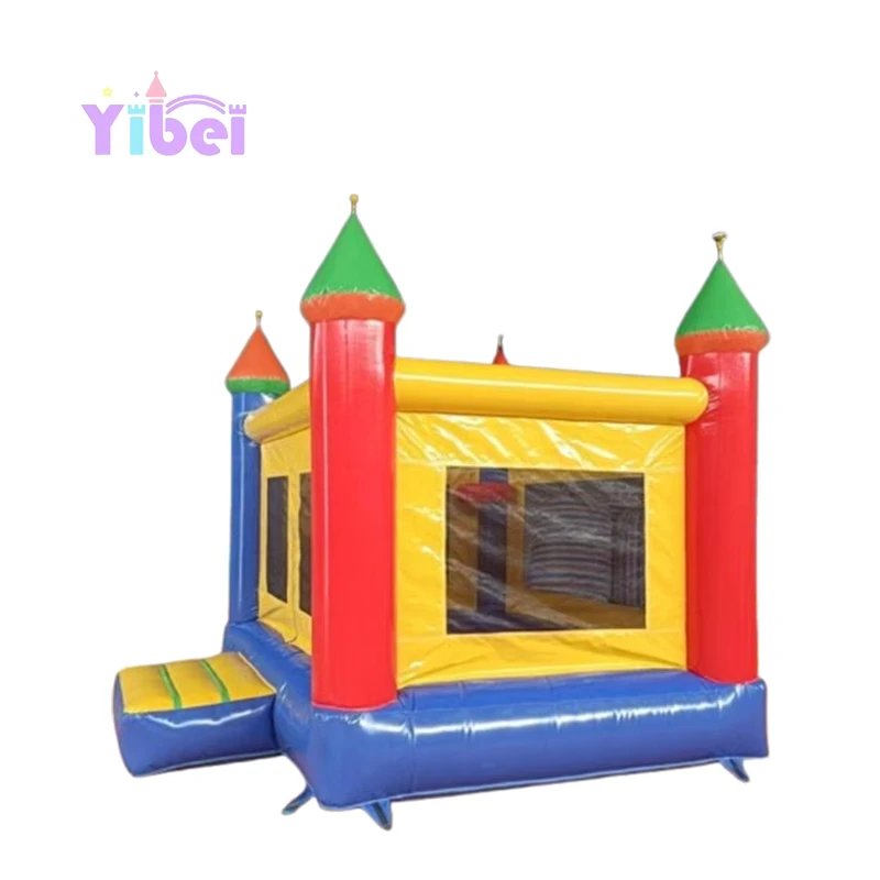 Castello gonfiabile rosa e viola in vendita, noleggio commerciale di castello gonfiabile per bambini, casa gonfiabile in PVC commerciale