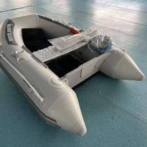 Factory Small 2.3m 2.7m air Mat Floor Inflatable Fishing Dinghy Rubber Boat with Pump