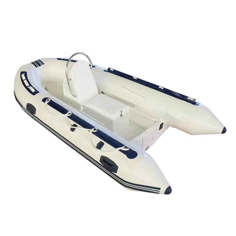 เรือยอชท์หรู RIB-330 สำหรับการแล่นเรือในทะเลจากโรงงาน เรือยางหนัก 330 PVC เรือเป่าลมที่มั่นคงและเสถียร