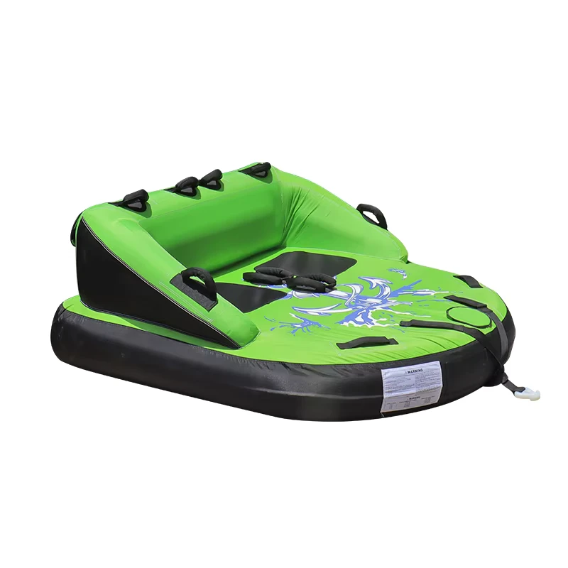 Tuyau tractable gonflable en PVC, canapé de traction pour deux ou trois personnes, avec dossier, pour le commerce extérieur