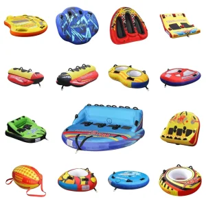 Stock d'usine : 15 nouveaux tubes gonflables tractables, canapé, jet ski, bateau banane, poisson volant avec dossier