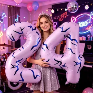 Factory Suppliers Can Freely Combine and Customize Digital Aluminum Foil Balloons Sticker Pattern Self Inflatable Party Balloon