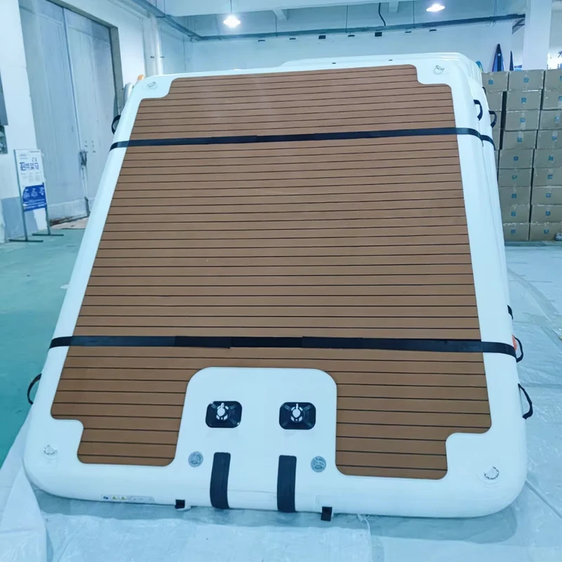 Plataforma Flutuante Inflável DWF Personalizada para Iate - Fornecimento de Fábrica
