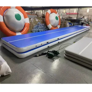 Factory Supply Inflatable Air Tumble Track 2m Wide 20cm Thickness Gymnastic Inflatable Floor Customized Logos for Export