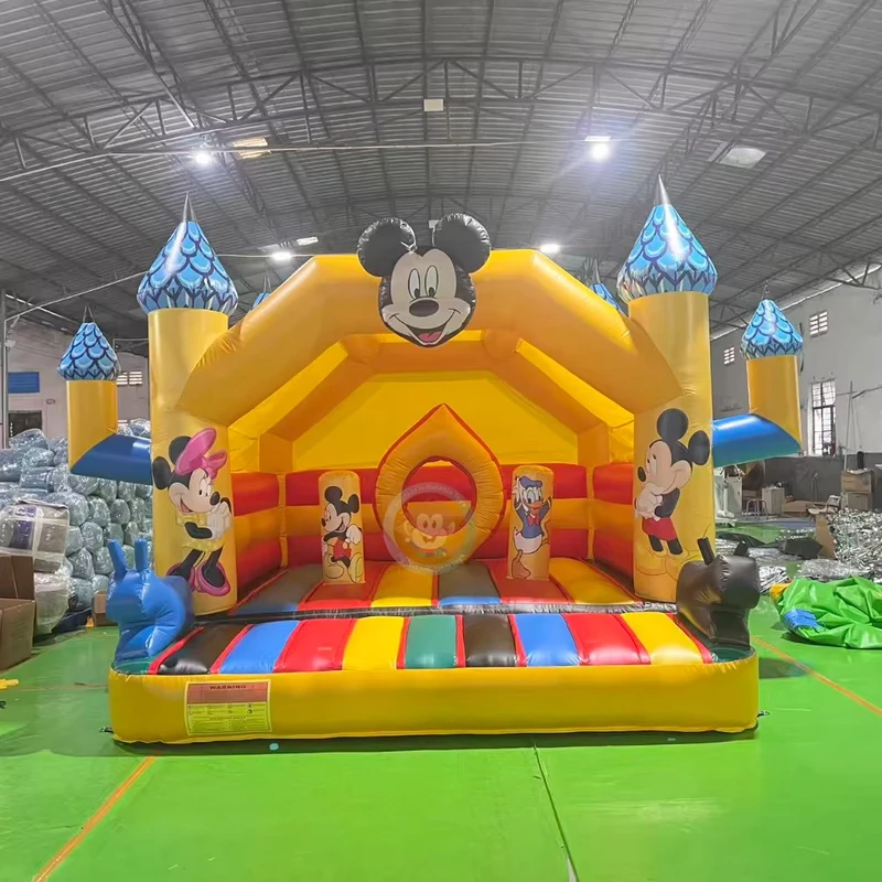Castello Gonfiabile con Scivolo Mickey Castello Gonfiabile Scivolo Gonfiabile