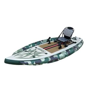 Factory Supply Inflatable Fishing Kayak Canoe 1 Person Inflatable Boat Watersports Pedal Kayak