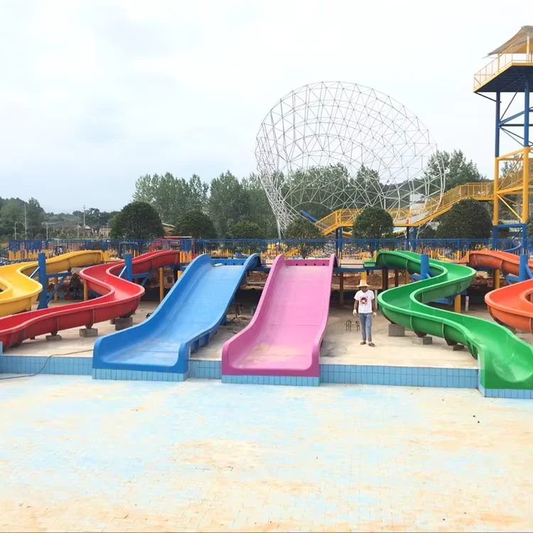 โรงงานจัดจำหน่ายสไลด์น้ำไฟเบอร์กลาสขนาดเล็กกลางแจ้ง สวนน้ำโครงการบันเทิงน้ำสำหรับเด็ก