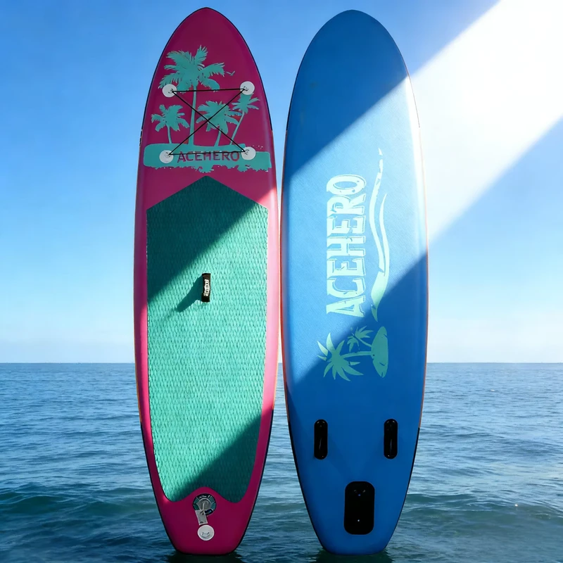 Premium Aufblasbares Stand-Up Paddle Board (iSUP) Allround Militärqualität PVC Drop Stitch 3 Finnen Setup