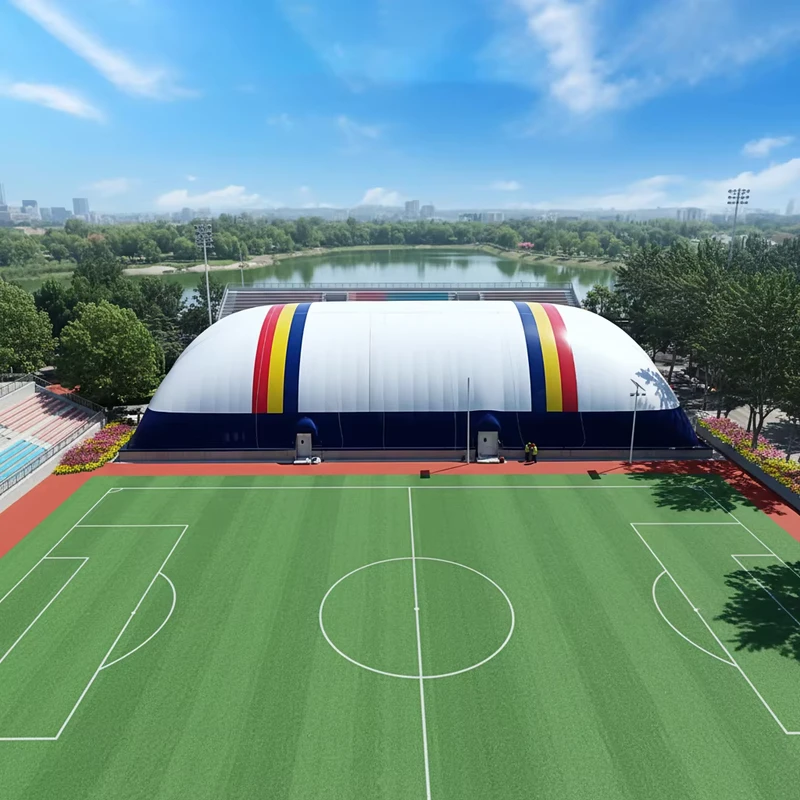 Pabrik Penyedia Tenda Inflatable Dome Olahraga Tahan Air dan Angin untuk Stadion Olahraga Dome Udara untuk Lapangan Handball dan Tenis