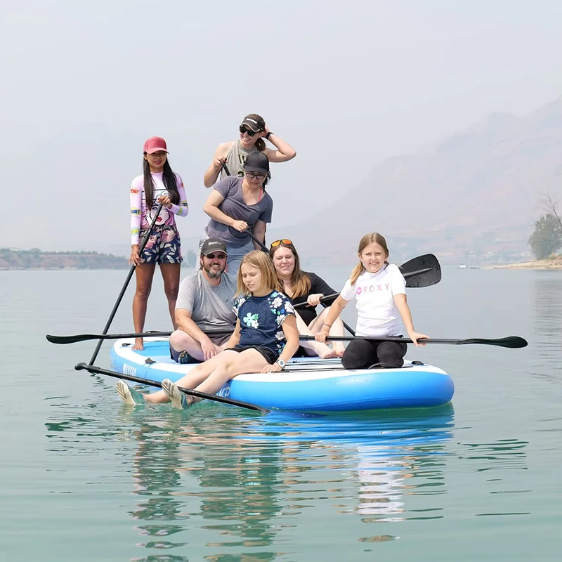 Planche de paddle gonflable SUP pour plusieurs personnes, familiale, pour surf