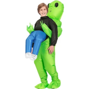 Factory Waterproof Adult Halloween Funny Alien Party Outfit Inflatable Costume for Kids & Adults