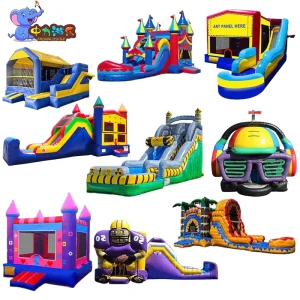 Factory Whole Sale Commercial Inflatable Water Slide with Pool for Rental Business and Home Backyard