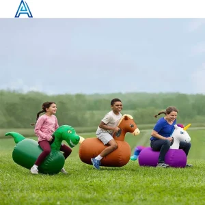 Đồ chơi bouncer hình ngựa bơm hơi chất lượng cao, bền, bằng PVC, cho trẻ em vui chơi thể thao