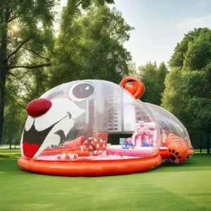Family Camping Backyard Inflatable Crystal Igloo Dome Bubble Tent Clear Celebration Tent for Large Outdoor Playground