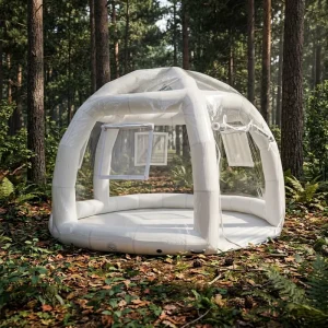 Family Camping Three season Dome Bubble Clear Inflatable Tent for 3 5 Person One Bedroom Stargazing