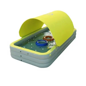 Family & Children’s Outdoor Portable Inflatable Swimming Pool with Sunshade Full Canopy