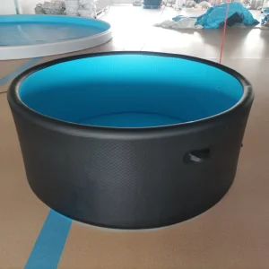 Familienfreundlicher langer runder PVC aufblasbarer Pool Kinder-Spa Baby-Pool für Schwimmbad für den Garten