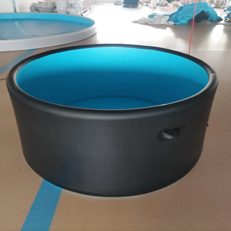 Familienfreundlicher langer runder PVC aufblasbarer Pool Kinder-Spa Baby-Pool für Schwimmbad für den Garten