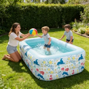 Family Full Sized Lounge Pool Children Garden Backyard Eco friendly PVC Outdoor Inflatable Swimming Pool for Kids