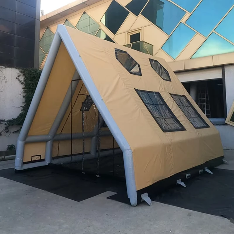 Tenda Camping Inflatable Keluarga yang Tahan Air, Portable dengan Pompa