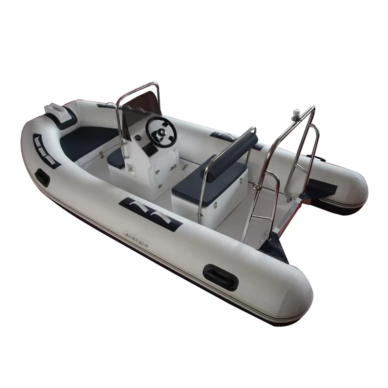 Familie gebruik dinghy opblaasbare rib boot 3,9m met 25PK motor