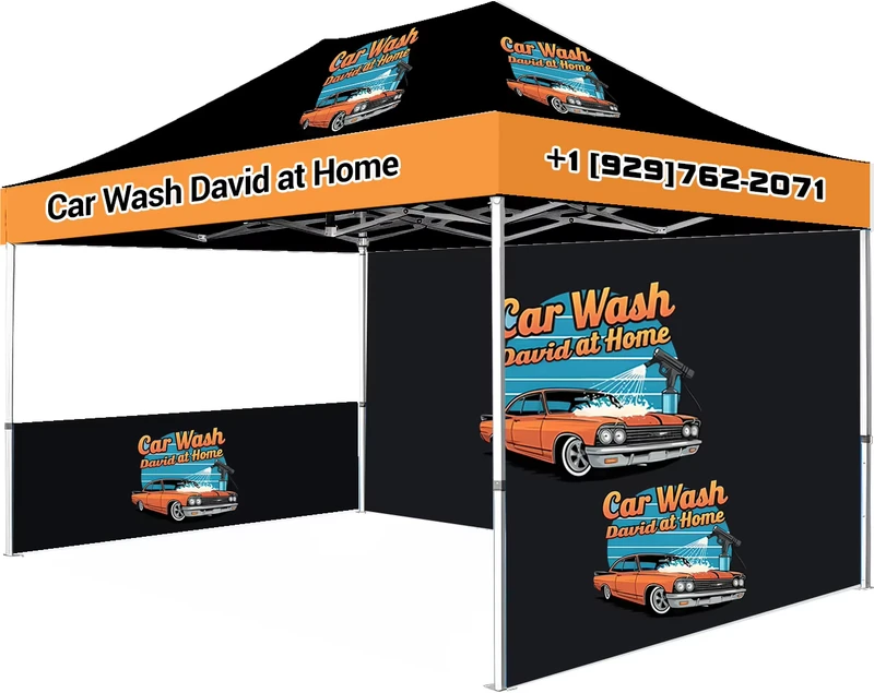 Fast Shipping Custom 10x10ft-10x20ft Trade Show Tent Canopy Full Color Logo Printing