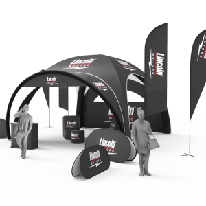 Carpa inflable de aire para eventos, gazebo inflable portátil y plegable de 3mx3m para interiores y exteriores