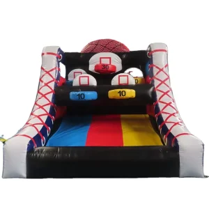 จัดส่งด่วนทางอากาศถึงบ้าน, เกมชูตบาสอัดลมขนาด 3x3 เมตร, เกมชูตบาสงานคาร์นิวัล
